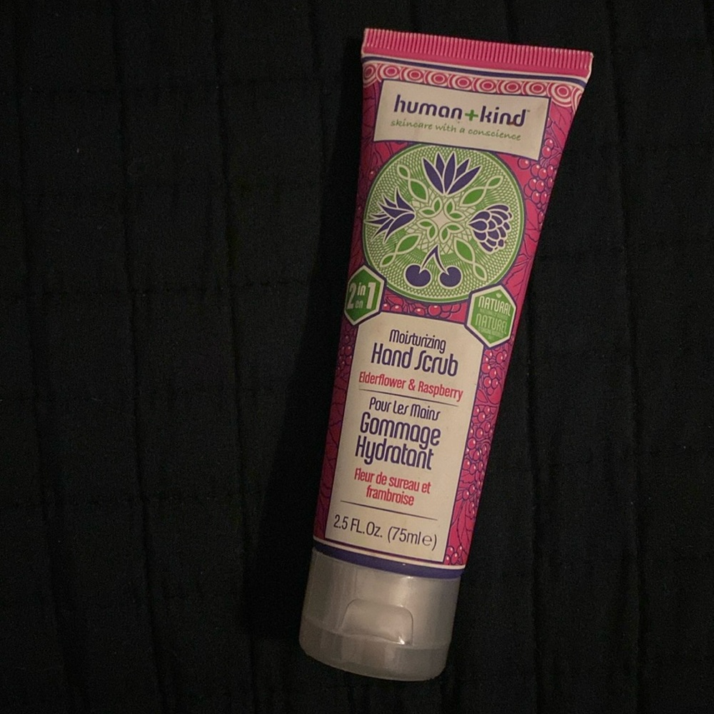 Human + kind moisturizing hand scrub